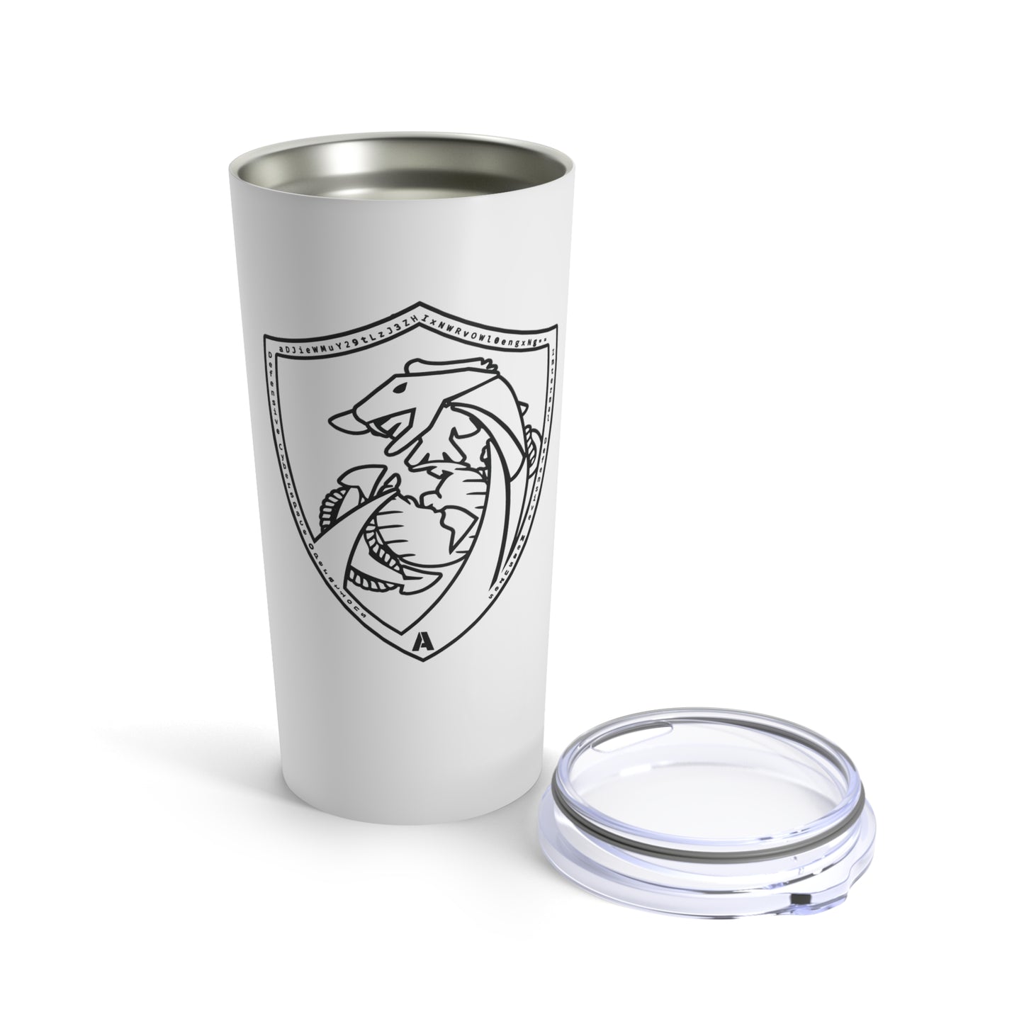 Defensive Cyber Ops White 20oz Guzzler