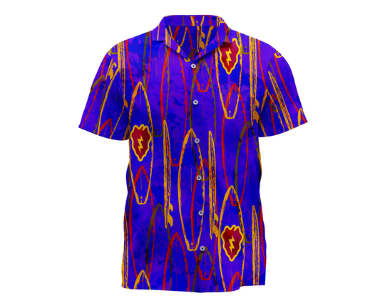 25th ID Surfboard Hawaiian Shirt