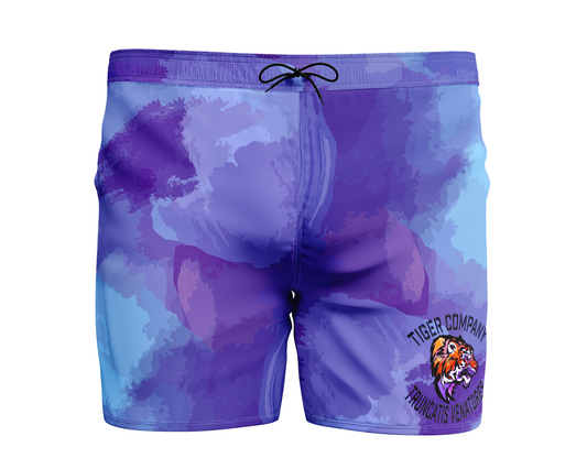25ID Tiger Company "Truncatis Venatores" Kaunaloa Swim Trunks