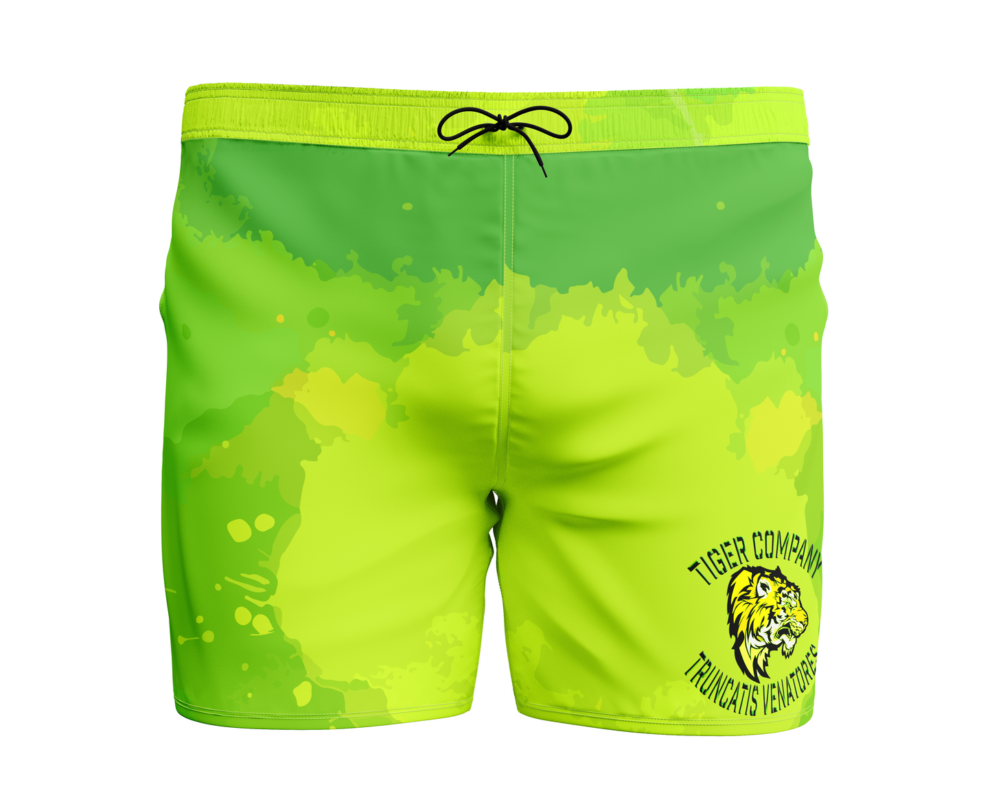 25ID Tiger Company "Truncatis Venatores" Makamae Swim Trunks