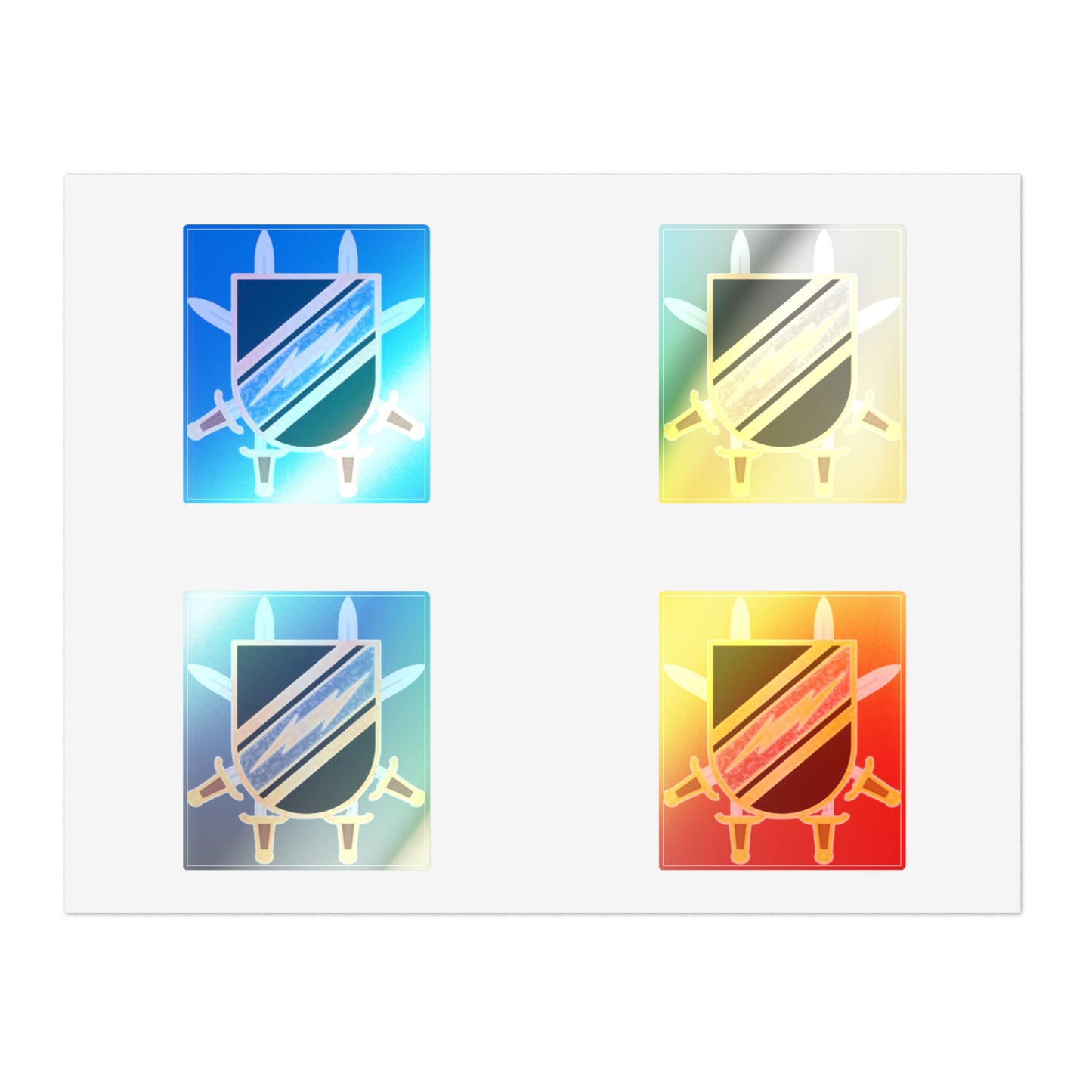JCU Original Logo 4pc Sticker Sheet