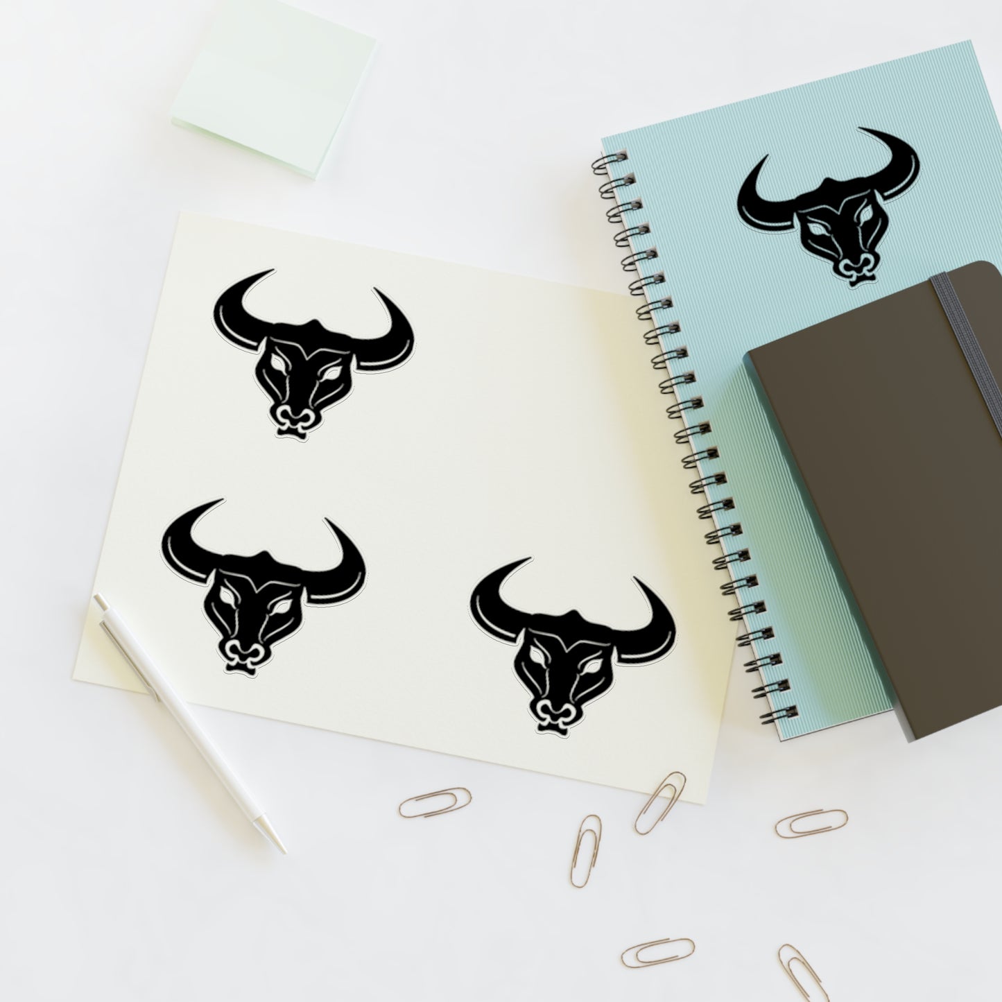 25ID Bull Company 4pc Sticker Sheet