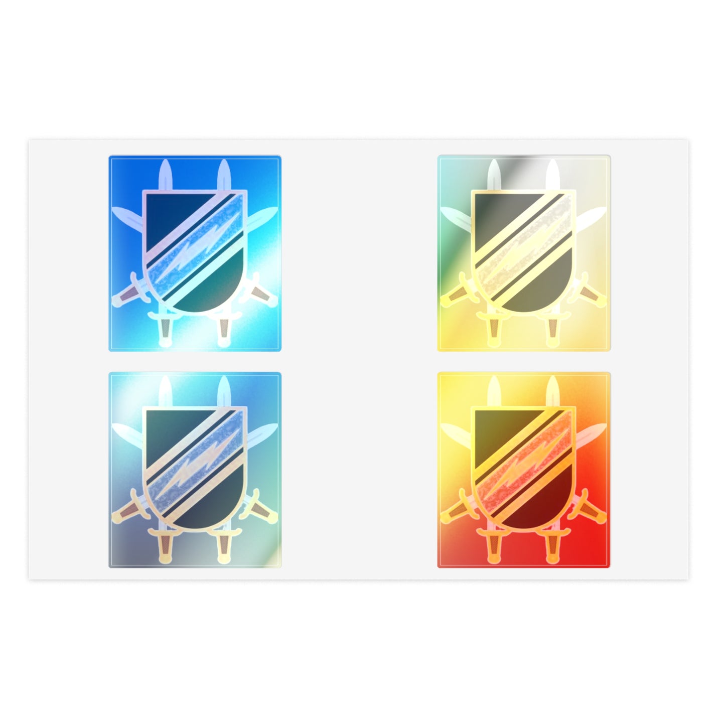 JCU Original Logo 4pc Sticker Sheet