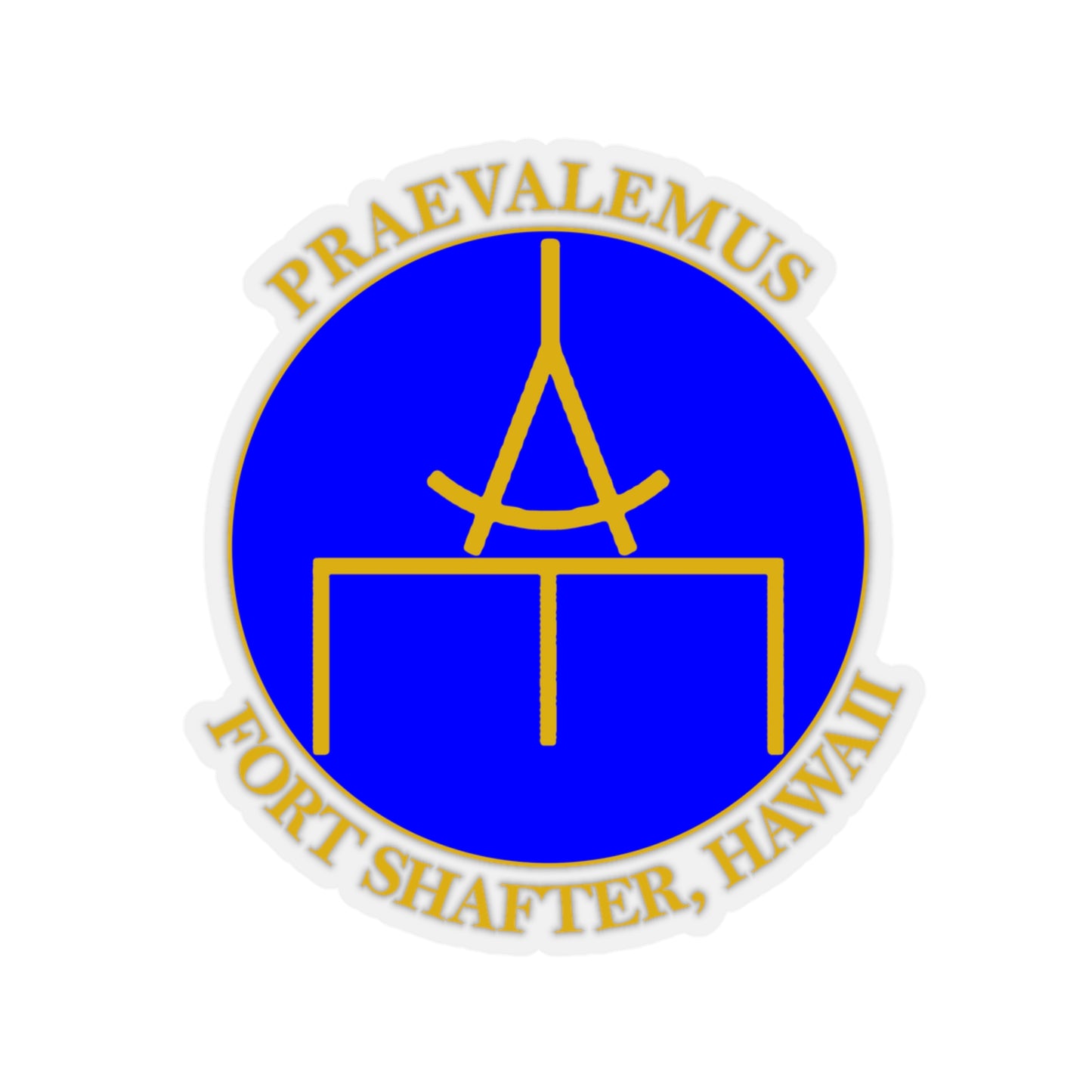 USARPAC, 5th Engineer Detachment, Geospatial Planning Cell Blue "Praevalemus" Sticker