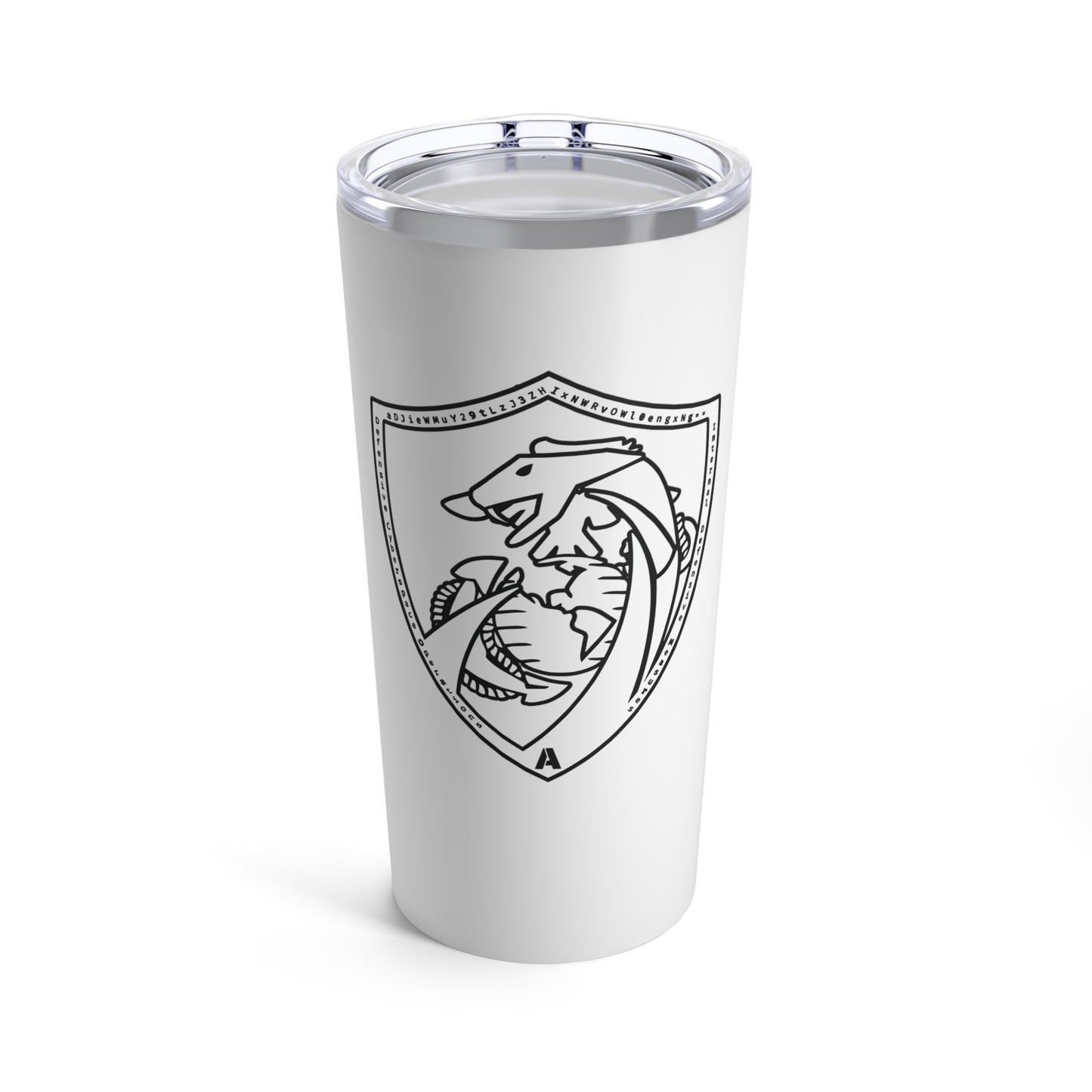 Defensive Cyber Ops White 20oz Guzzler