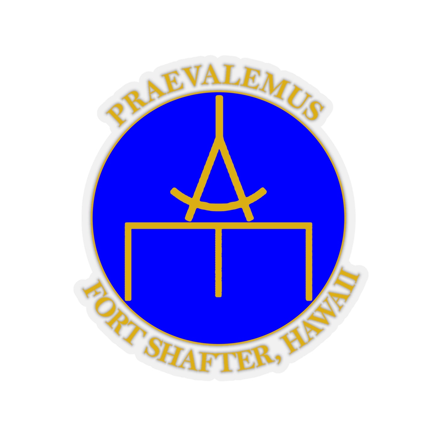 USARPAC, 5th Engineer Detachment, Geospatial Planning Cell Blue "Praevalemus" Sticker