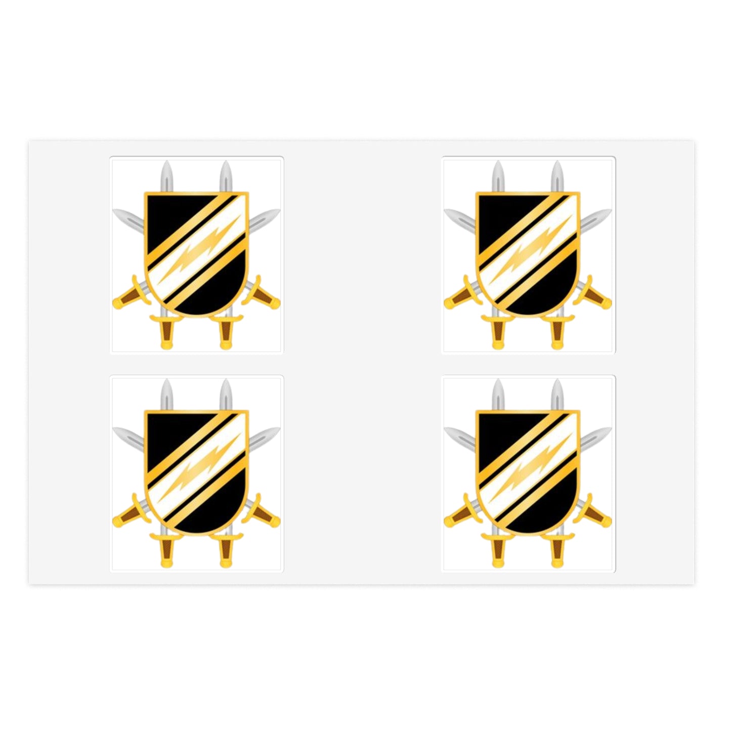 JCU Original Logo 4pc Sticker Sheet