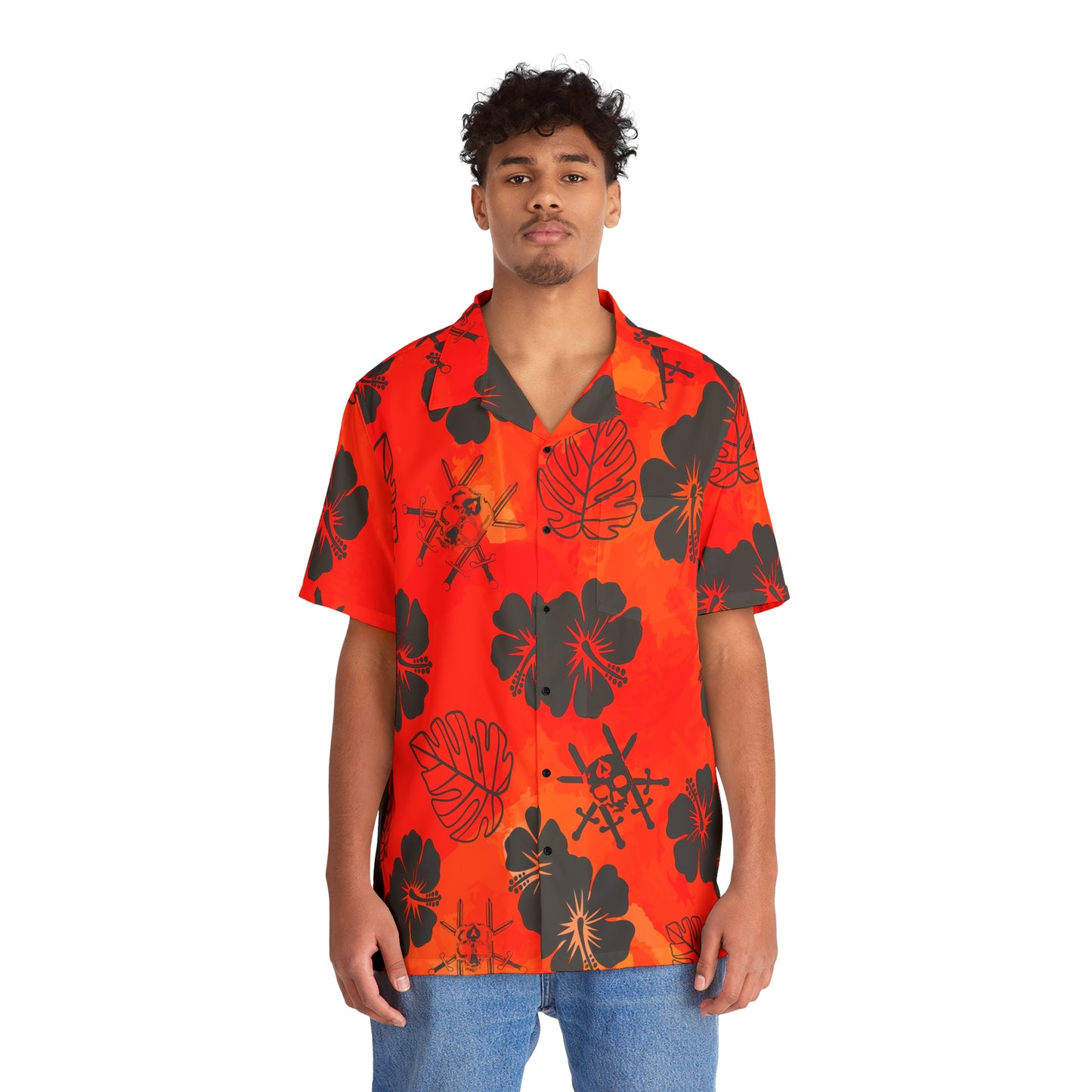 JCU Best Troop Skull Aka Niihau Nights Hawaiian Shirt