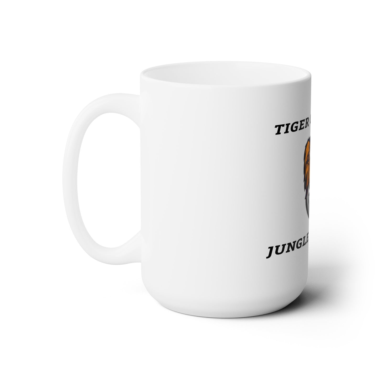 25ID Tiger Company White Ceramic Mug 15oz