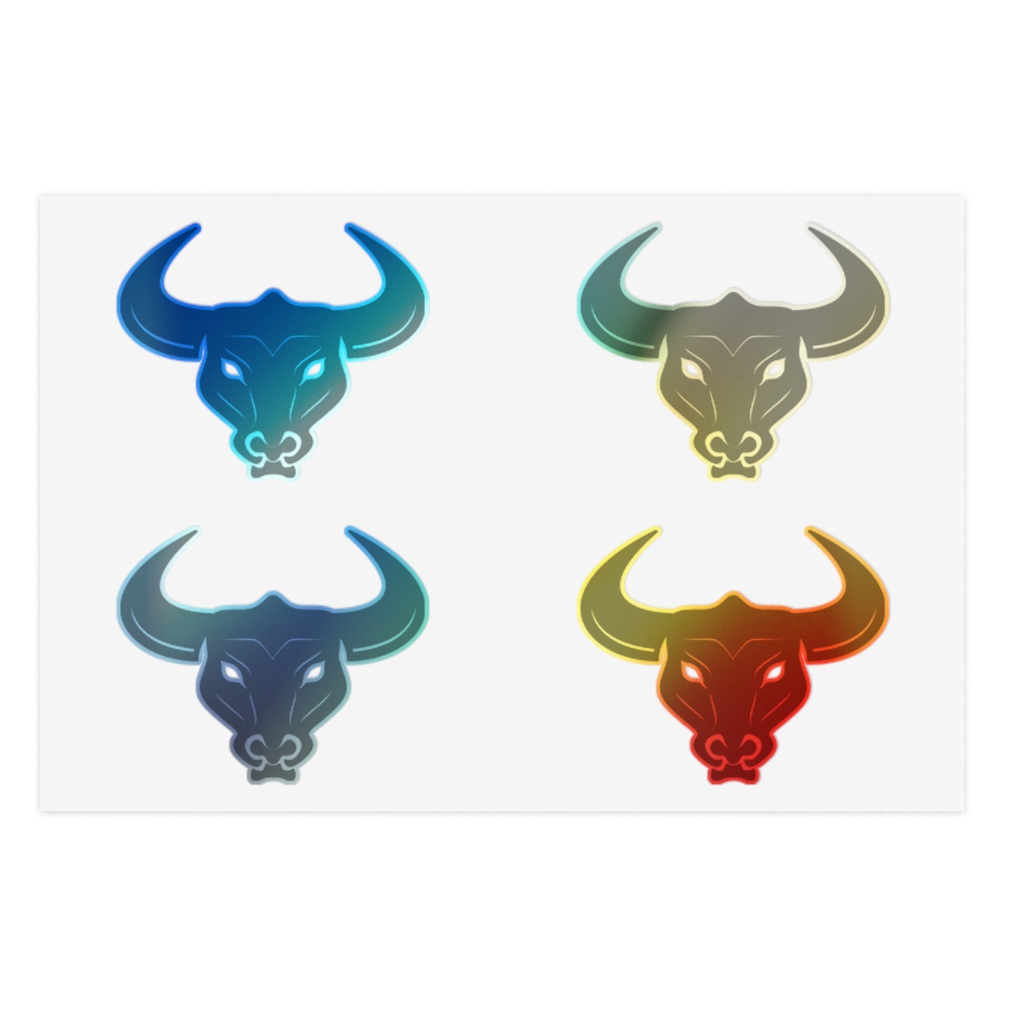 25ID Bull Company 4pc Sticker Sheet