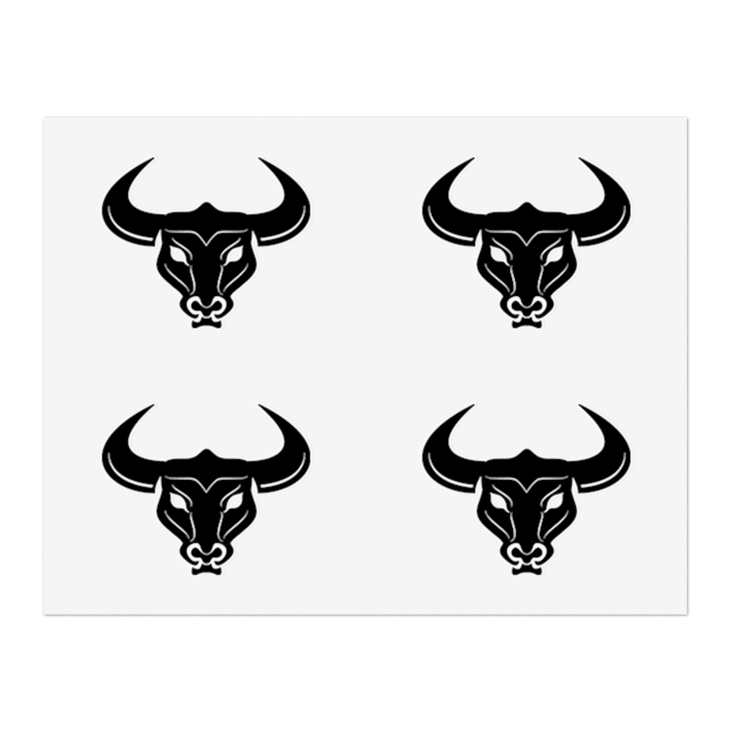 25ID Bull Company 4pc Sticker Sheet
