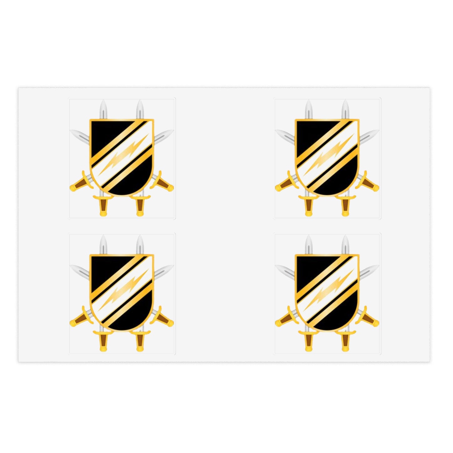JCU Original Logo 4pc Sticker Sheet