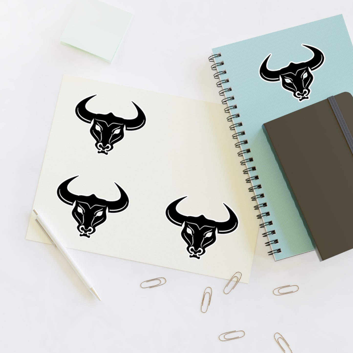 25ID Bull Company 4pc Sticker Sheet