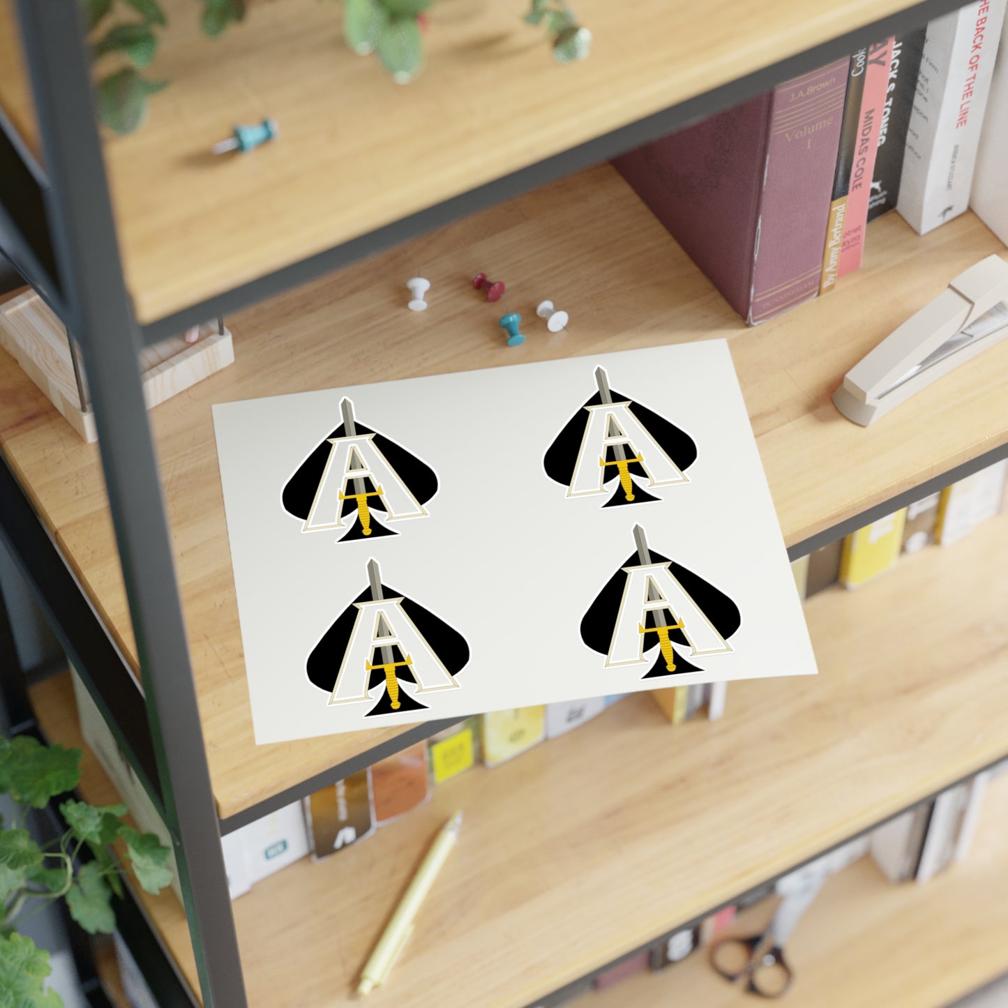 JCU Best Troop Spade 4pc Sticker Sheet