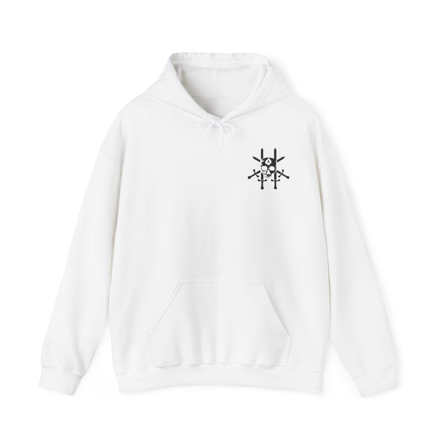 JCU Best Troop Skulls Subdued Hooded Sweatshirt