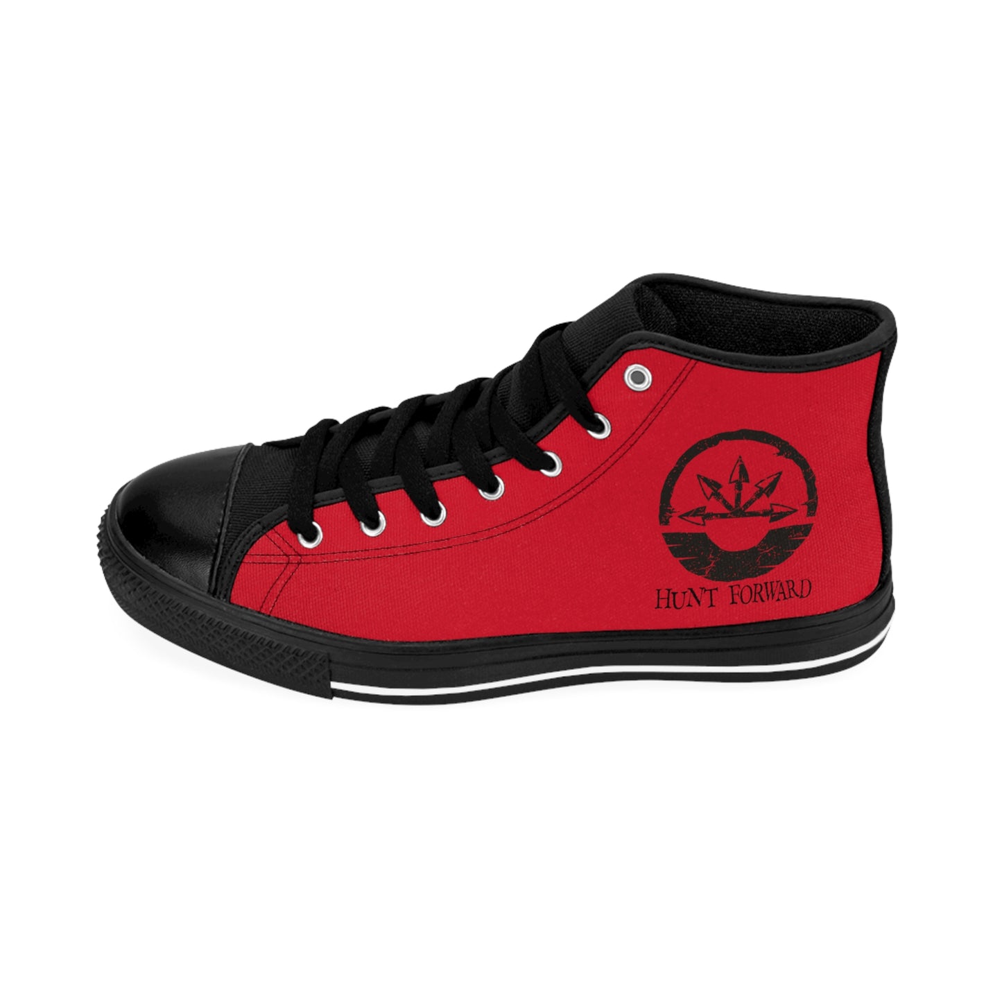 Red 3MDTF Sunset Spear High Tops