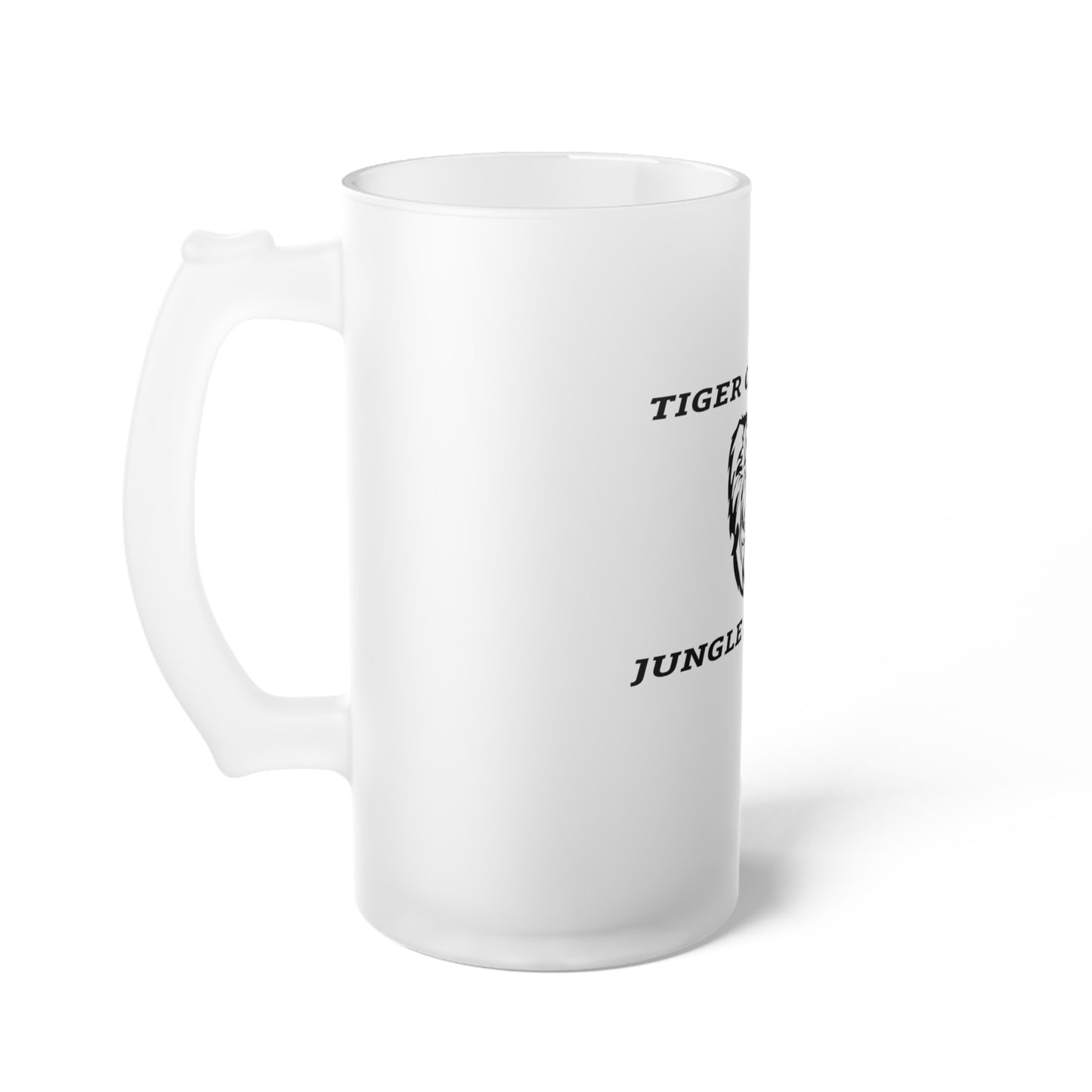 25ID Tiger Company C / 1-21 IN Blackout Frosted Glass Mug 16oz