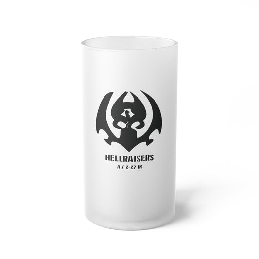 Hellraiser Blackout Frosted Glass Mug 16oz