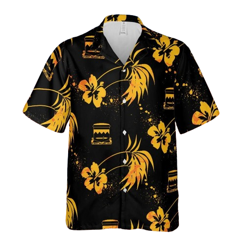 25ID 65th BEB Golden Palm Hawaiian Shirt