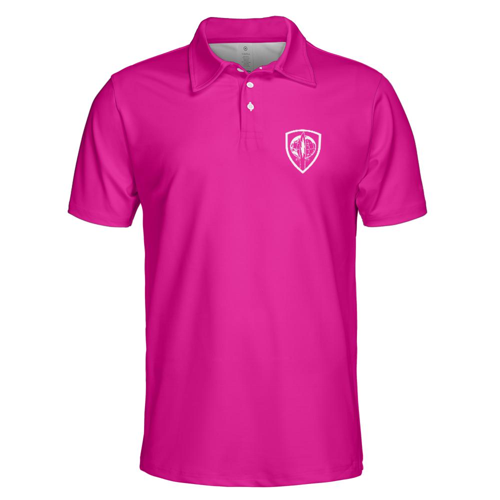 Magenta USINDOPACOM Army Element Performance Collared Shirt