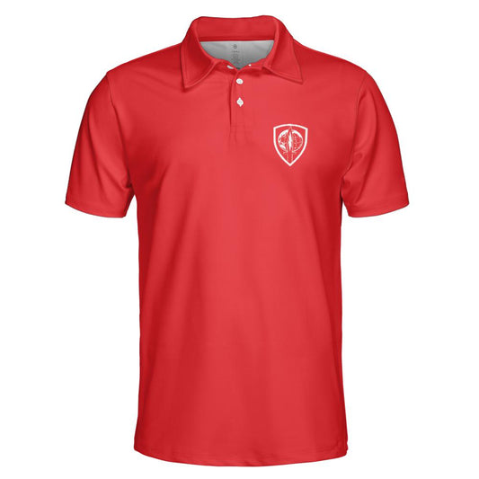 Red USINDOPACOM Army Element Performance Collared Shirt