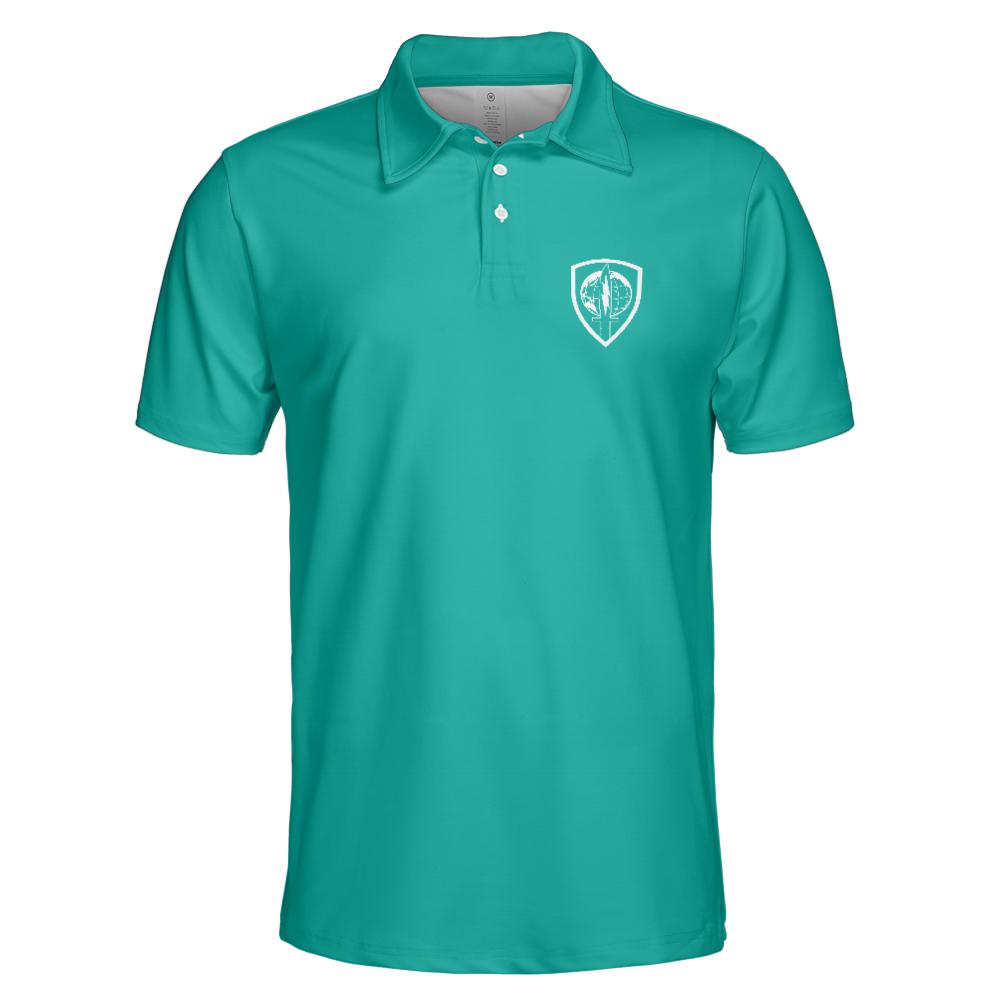 Seafoam USINDOPACOM Army Element Performance Collared Shirt