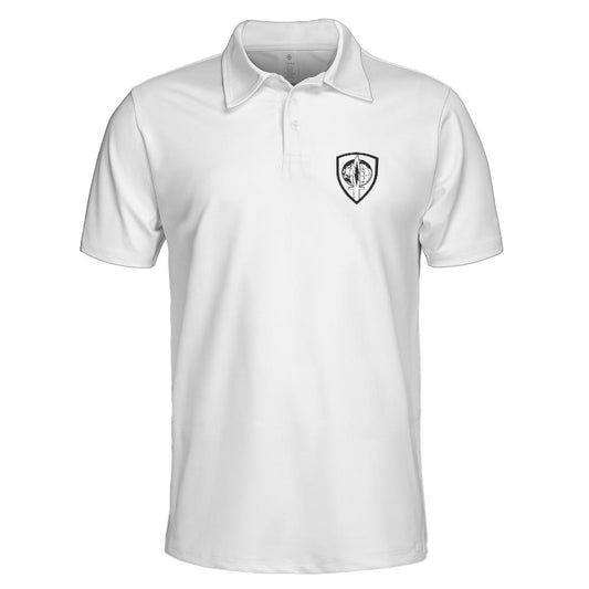 White USINDOPACOM Army Element Performance Collared Shirt