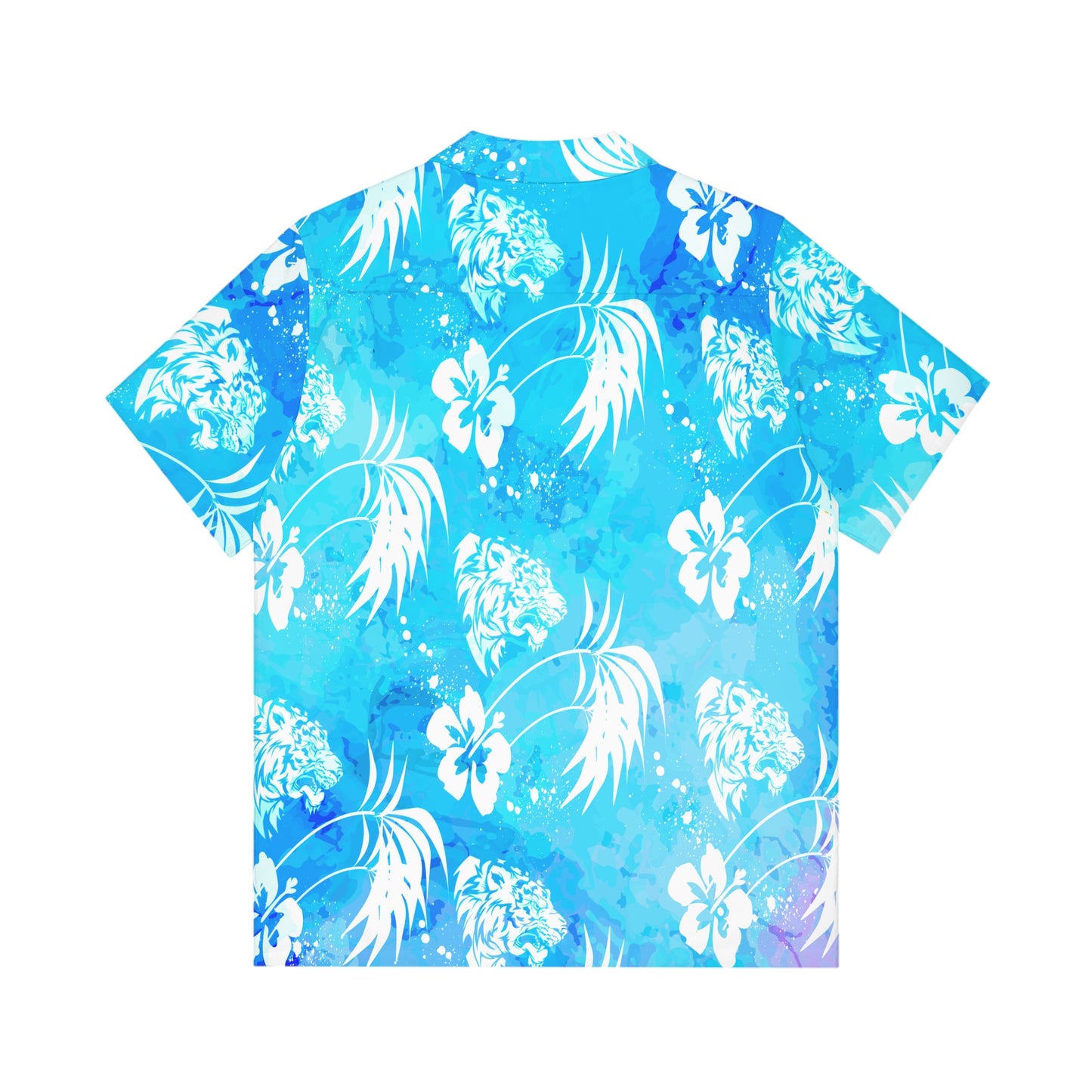 25ID Tiger Company Nalu Palm Hawaiian Shirt