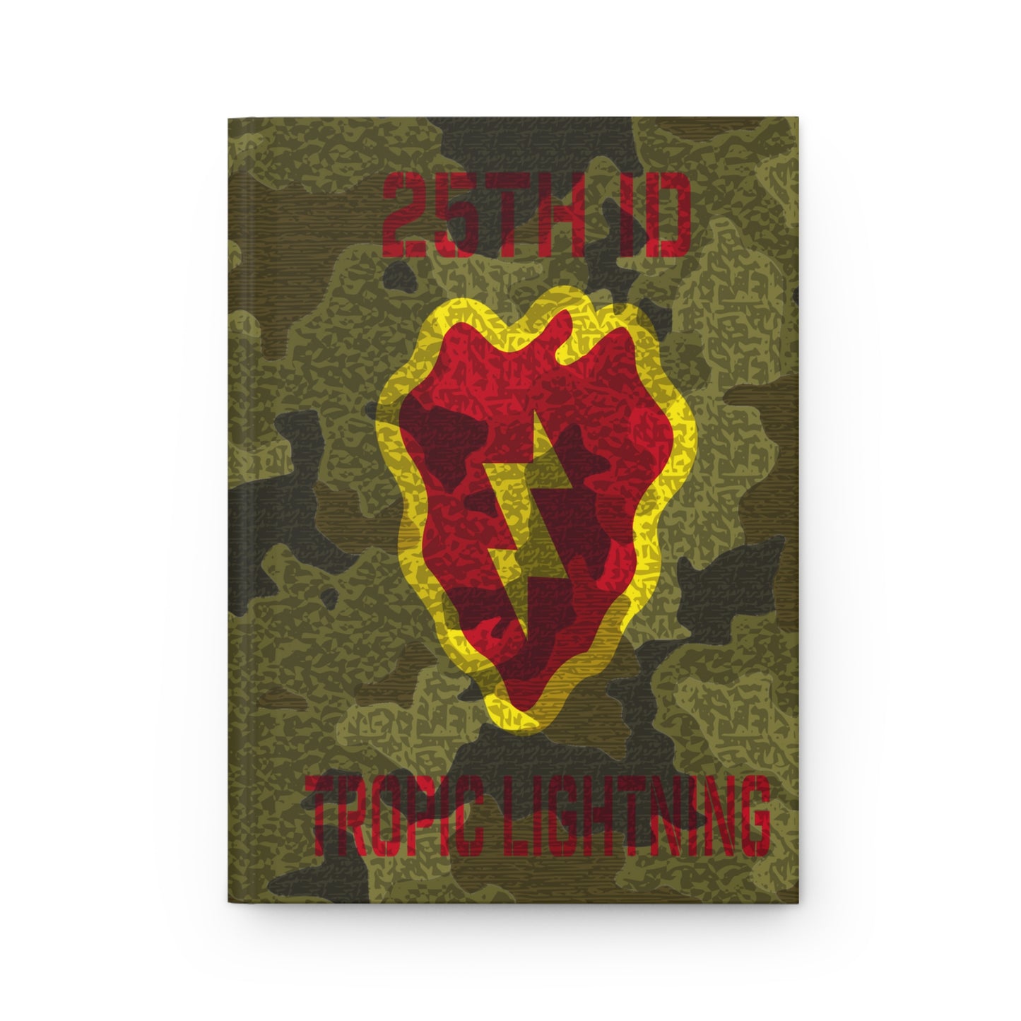25ID Tropic Lightning Tiger Camo Hardcover Leader Book