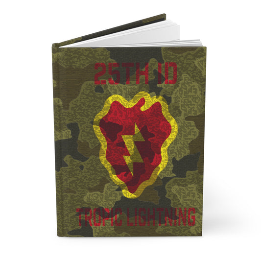 25ID Tropic Lightning Tiger Camo Hardcover Leader Book