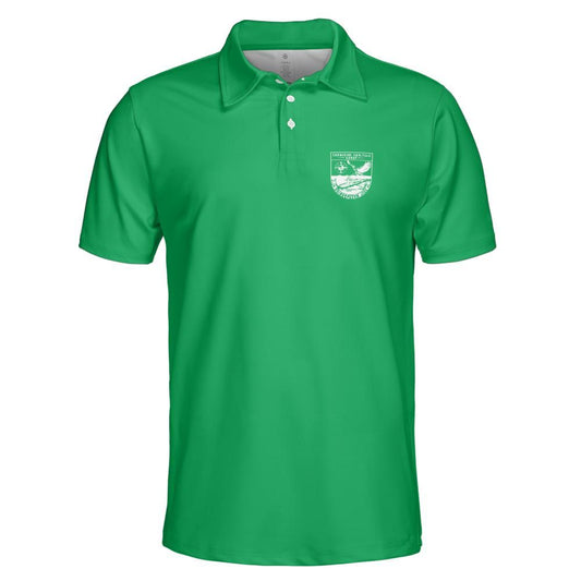 Green SAG Performance Collared Shirt