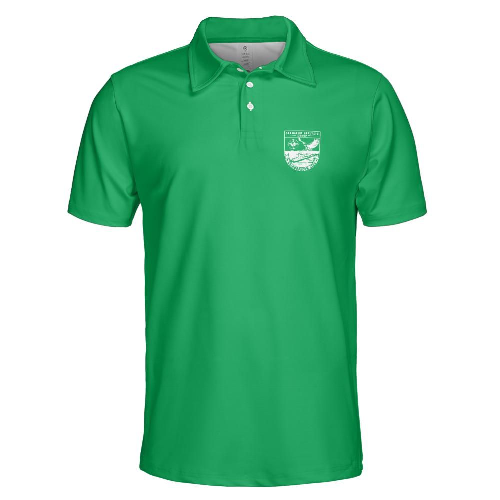 Green SAG Performance Collared Shirt