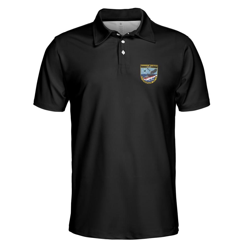 Black SAG Performance Collared Shirt