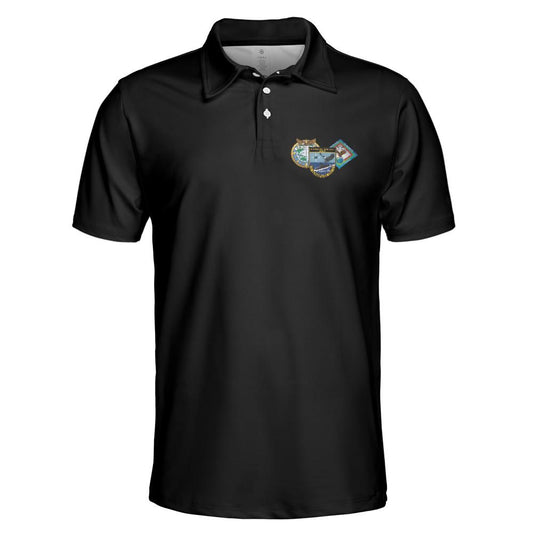 Black USINDOPACOM JIOC SAG Performance Collared Shirt