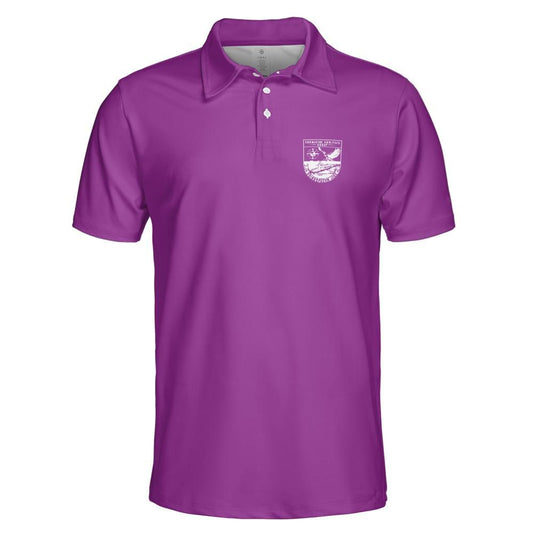 Purple SAG Performance Collared Shirt